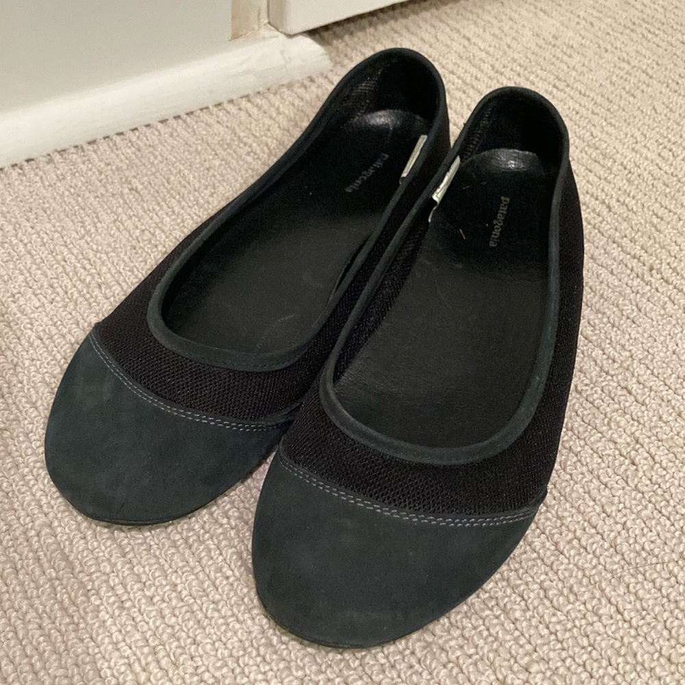 Patagonia Black Ballet Flats Size 7.5